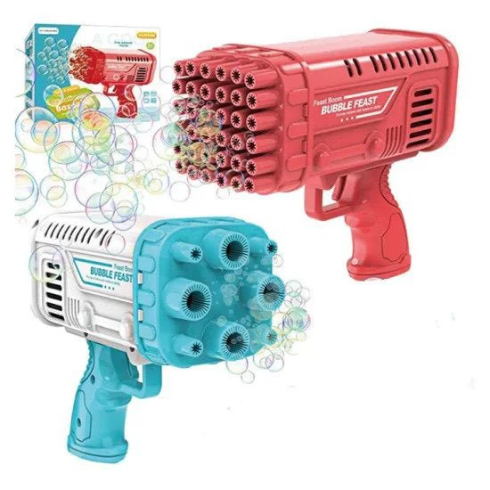 Bazooka Bubble Water Gun | Bubble Blaster Toy for Kids | Outdoor Fun - Image 4
