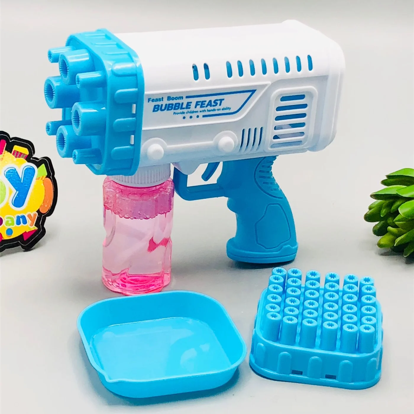 Bazooka Bubble Water Gun | Bubble Blaster Toy for Kids | Outdoor Fun - Image 4