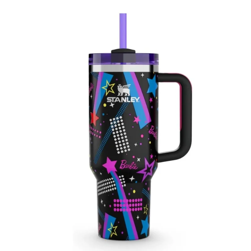 Black Stylish Stanley Barbie Tumbler H2.0 Tumbler 1.18L Limited Edition Double Wall Vacuum Insulated - Image 4