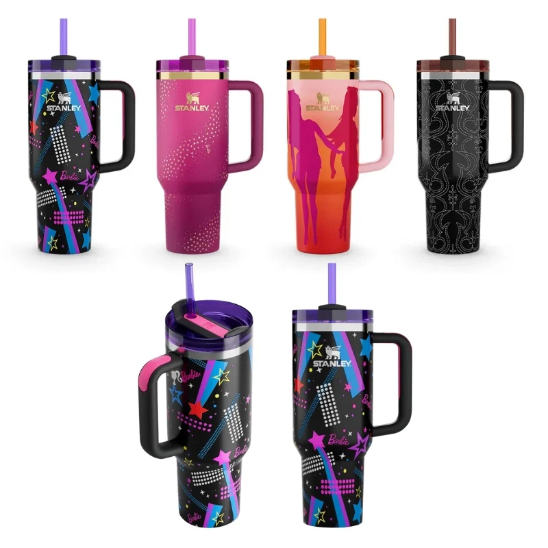 Pink Barbie Stanlay Tumbler | H2.0 Tumbler 1.18L Limited Edition Double Wall Vacuum Insulated - Image 4