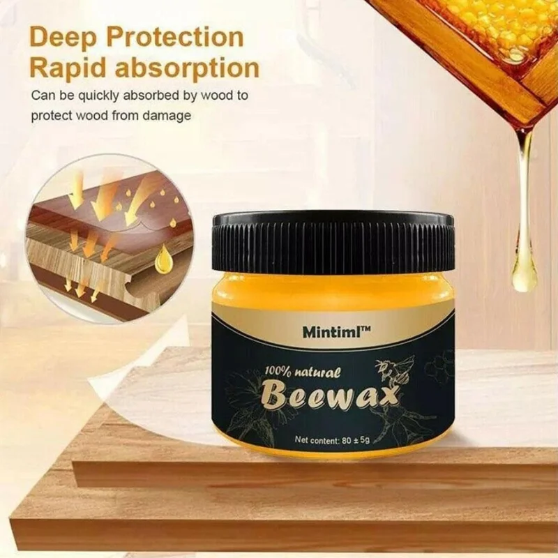 Wood Seasoning Beeswax Polish | Complete Furniture Care & Natural Shine - Image 6