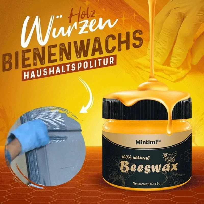 Wood Seasoning Beeswax Polish | Complete Furniture Care & Natural Shine - Image 3