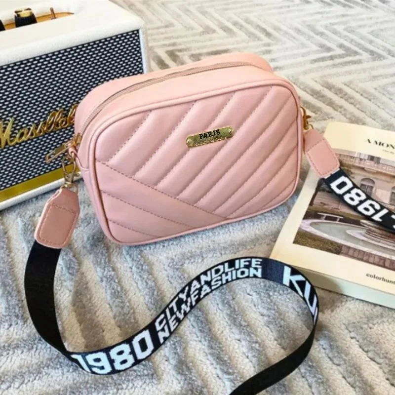 Pink Leather Handbag for Girls & Women | Stylish Shoulder & Crossbody Bag | Daily Use & Gift - Image 4
