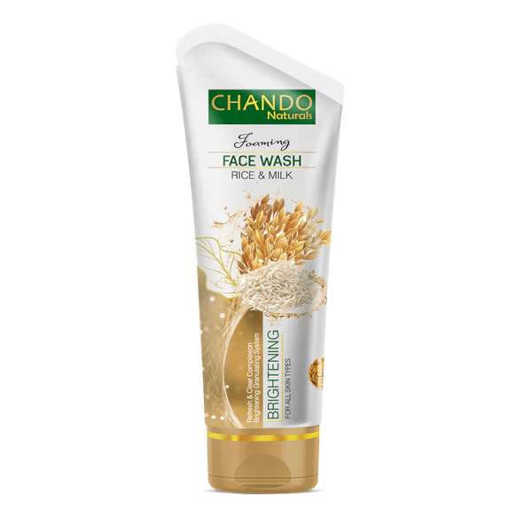 Face Wash | Chando Rice & Milk Brightening Face Wash 100ml Gentle Cleanser for Radiant Glowing Skin - Image 4