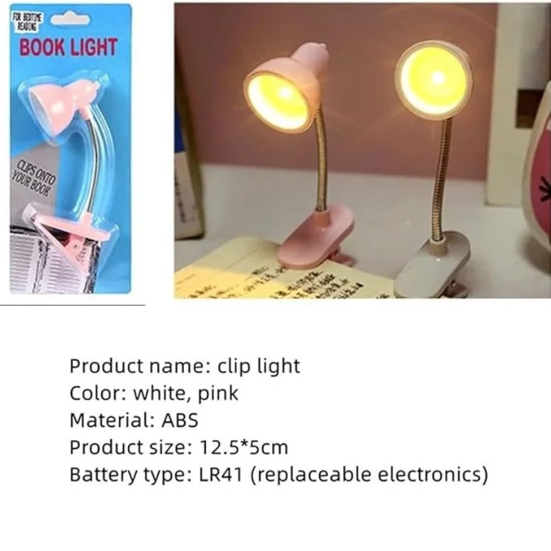 Mini Book Light with Clip | Portable LED Reading Lamp with Eye Protection | Random Color - Image 4