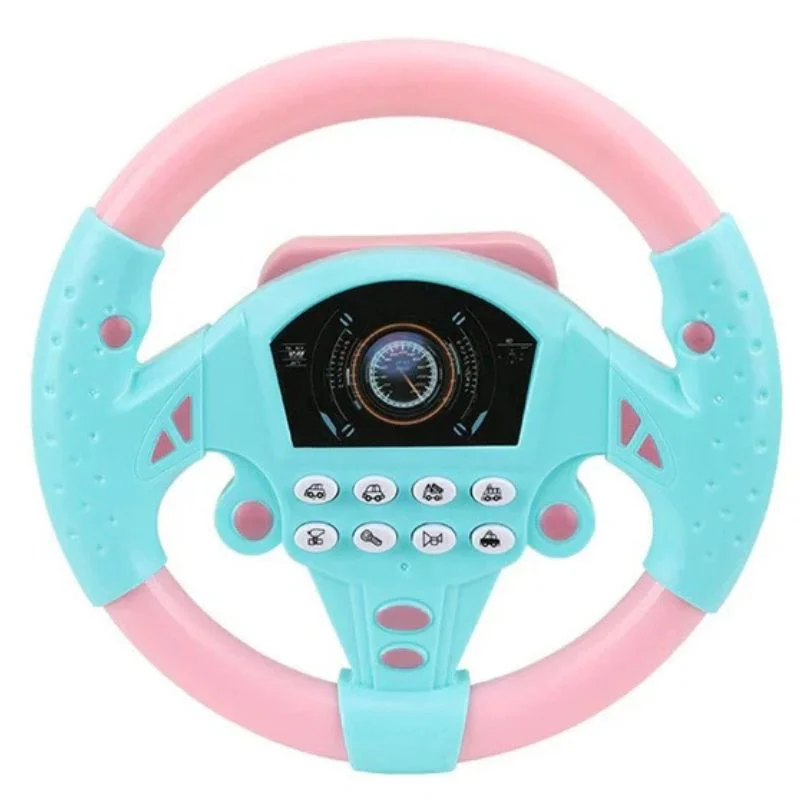 Toy Steering Wheel with Sound Effects for Kids | Interactive Driving Toy with Music & Emergency Sounds - Image 3