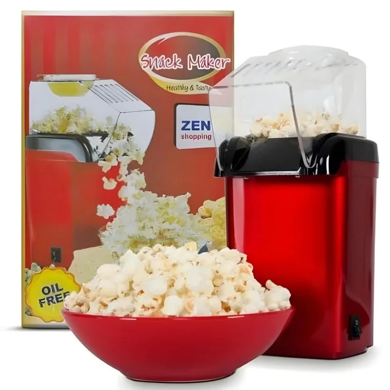 Oil Free Mini Popcorn Maker | Hot Air Popcorn Machine | Electric Popcorn Popper for Home & Kids | 1200W - Image 4