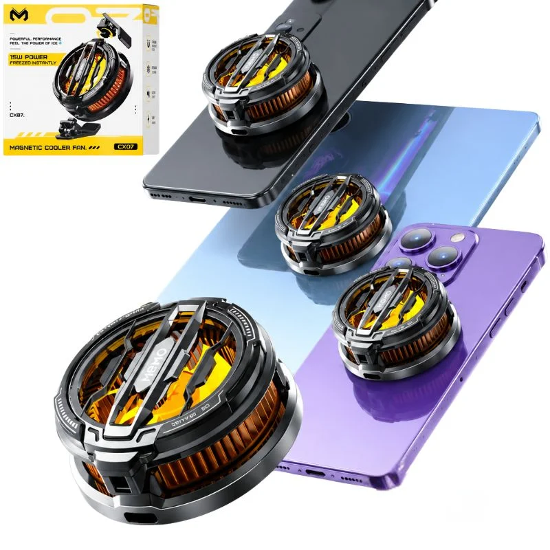 MEMO CX07 Mobile Cooling Fan 15W | Semiconductor Phone Cooler for Gaming | Magnetic Mobile Radiator for Android & iPhone - Image 6
