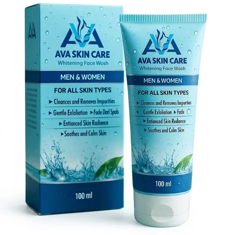 AVA Face Wash | Glycolic Acid & Vitamin-Enriched Brightening Cleanser | Deep Cleansing & Hydrating Formula | For All Skin Types - Image 4
