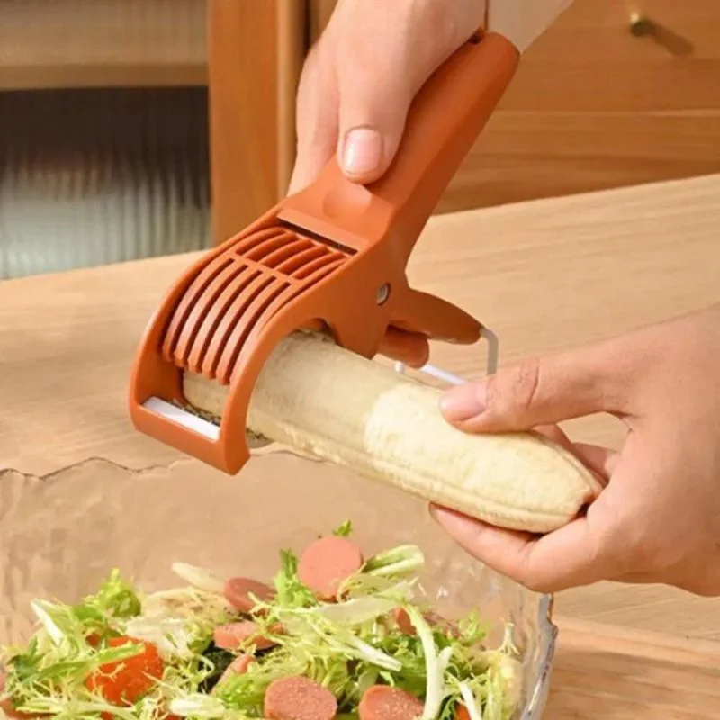 5 Blade Vegetable & Fruit Cutter and Slicer | Multipurpose Vegetable Chopper & Fruit Slicer | Kitchen Cutter with 5 Stainless Steel Blades | Multiple Colors - Image 4